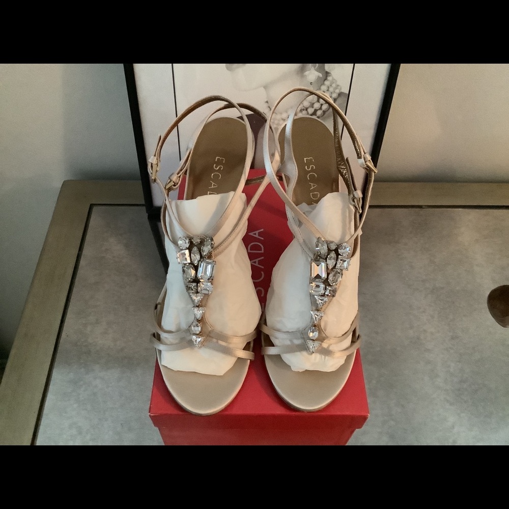Escada high heel sandal